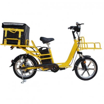 Electric Bike Motorcycle with Lithium Battery for South America Southeast Asia Market for Delivery Takeaway  LJ-D08